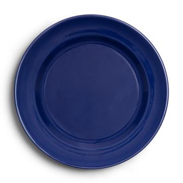 Boerenblauw Bord Ø21cm donkerblauw 6st