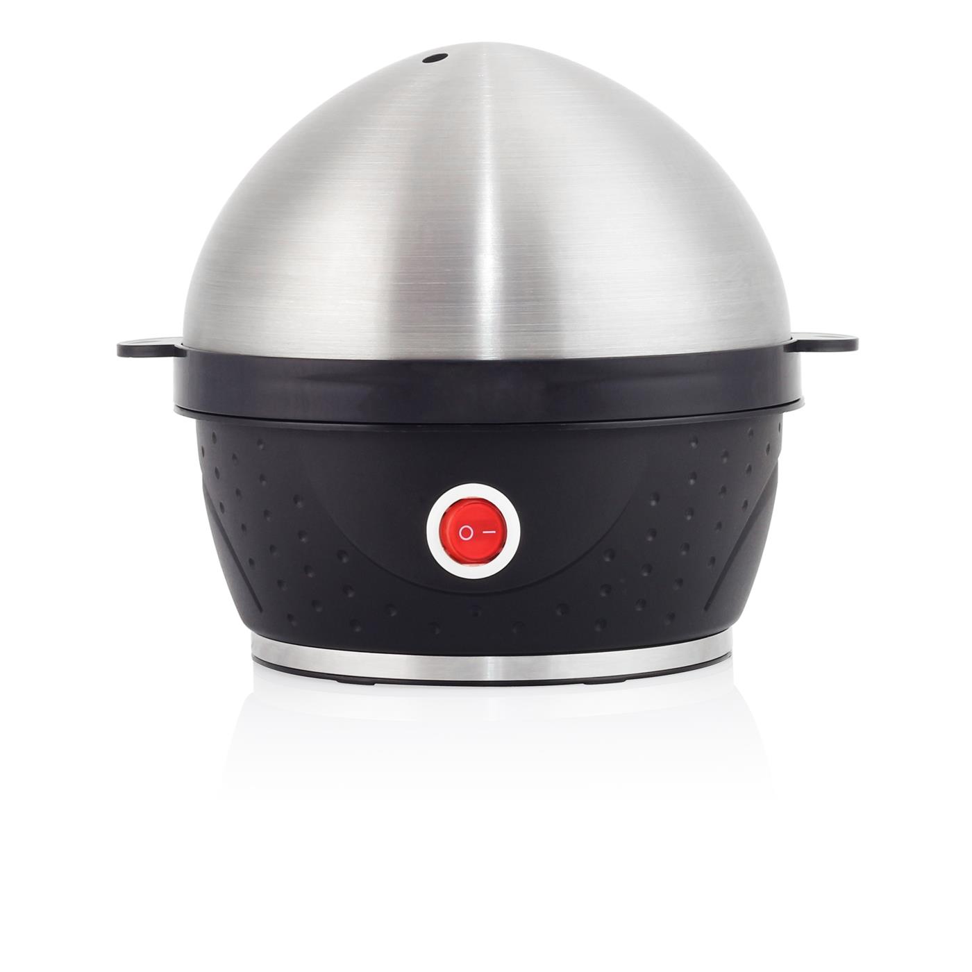 Deski Eierkoker RVS/kunststof 380W zwart