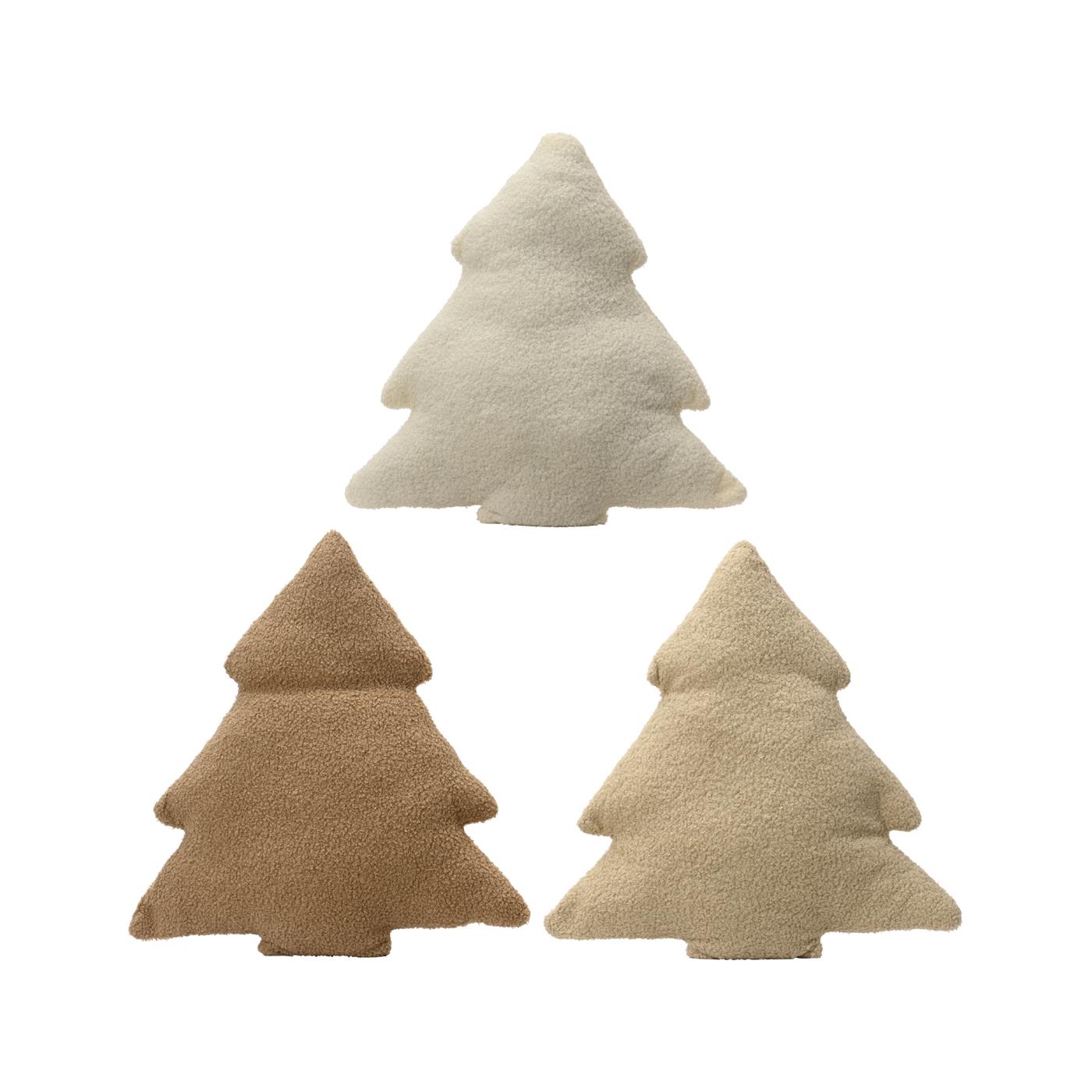 Decoris Kussen Kerstboom Teddy 45x45cm