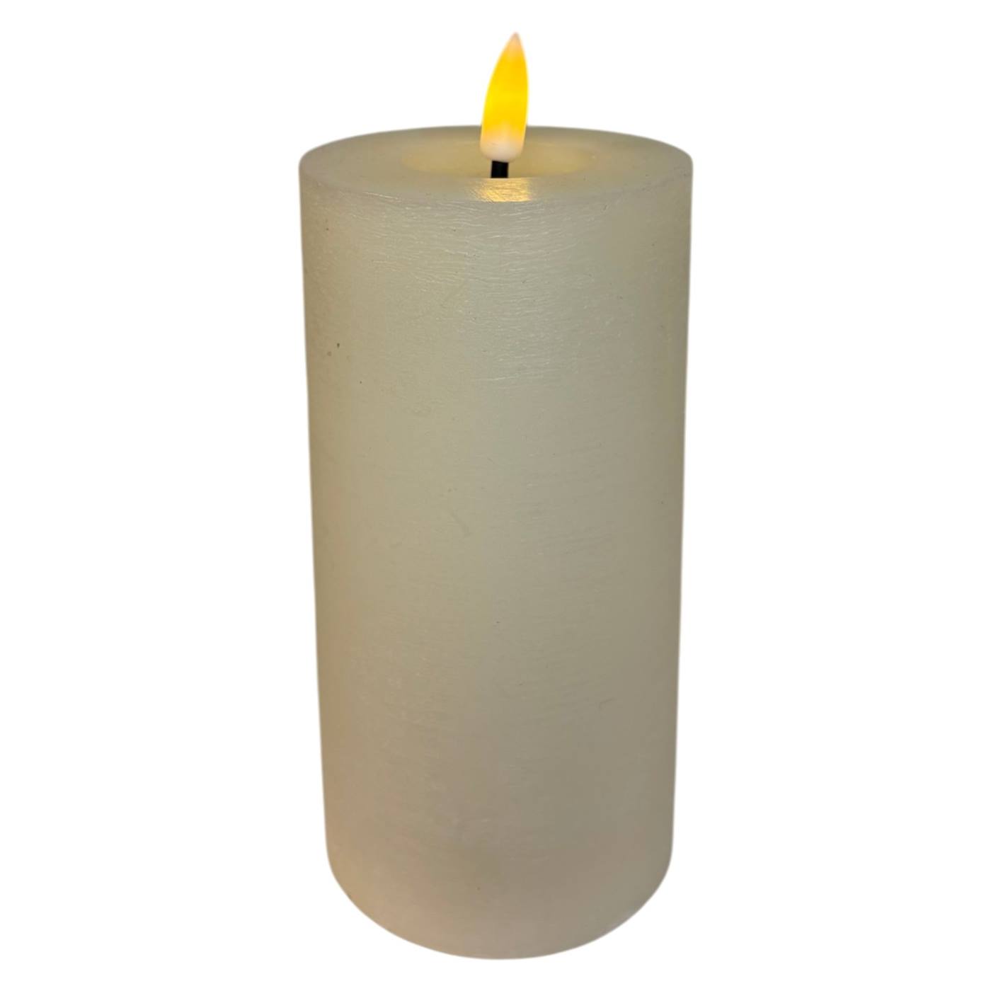 LED Kaars oplaadbaar H15cm Ivoor