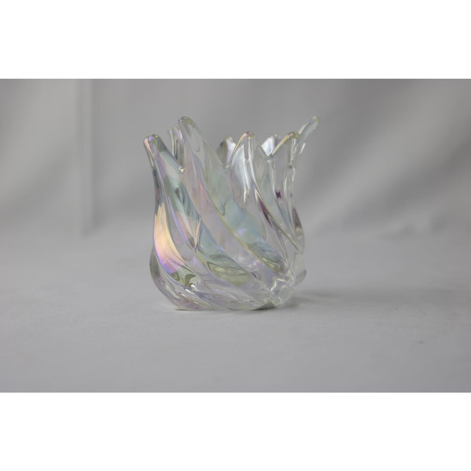 Mansion Atmosphere Waxinelichthouder tulp wit 9x9x9,3cm