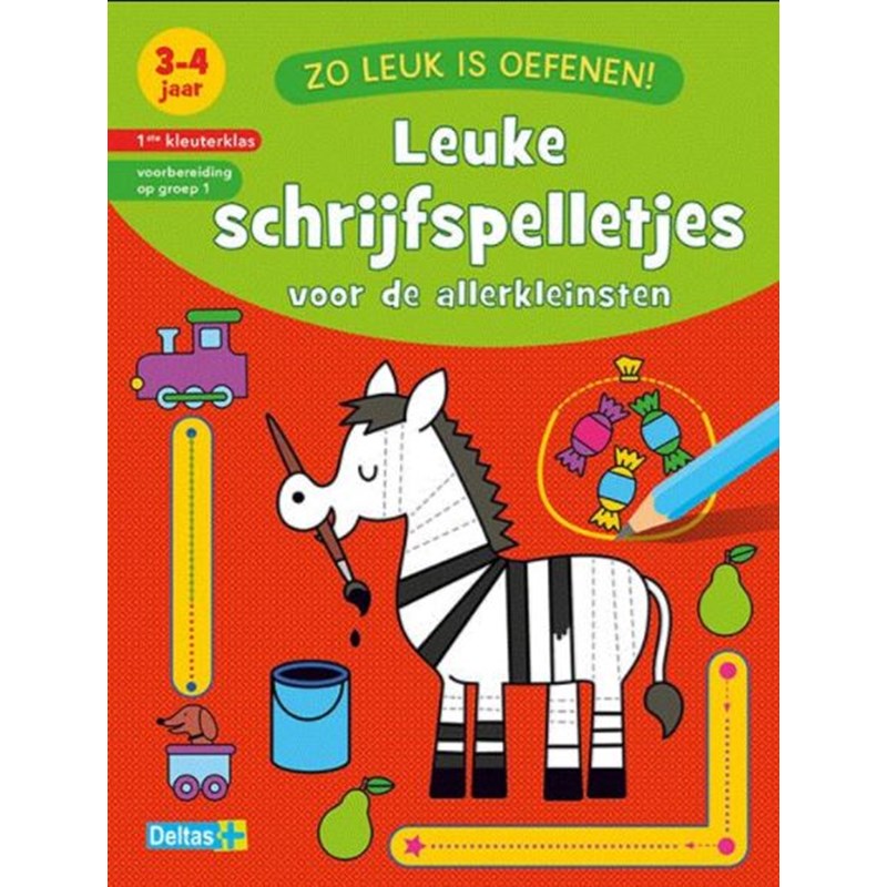 Unicorn met accessoires en stickers 12cm