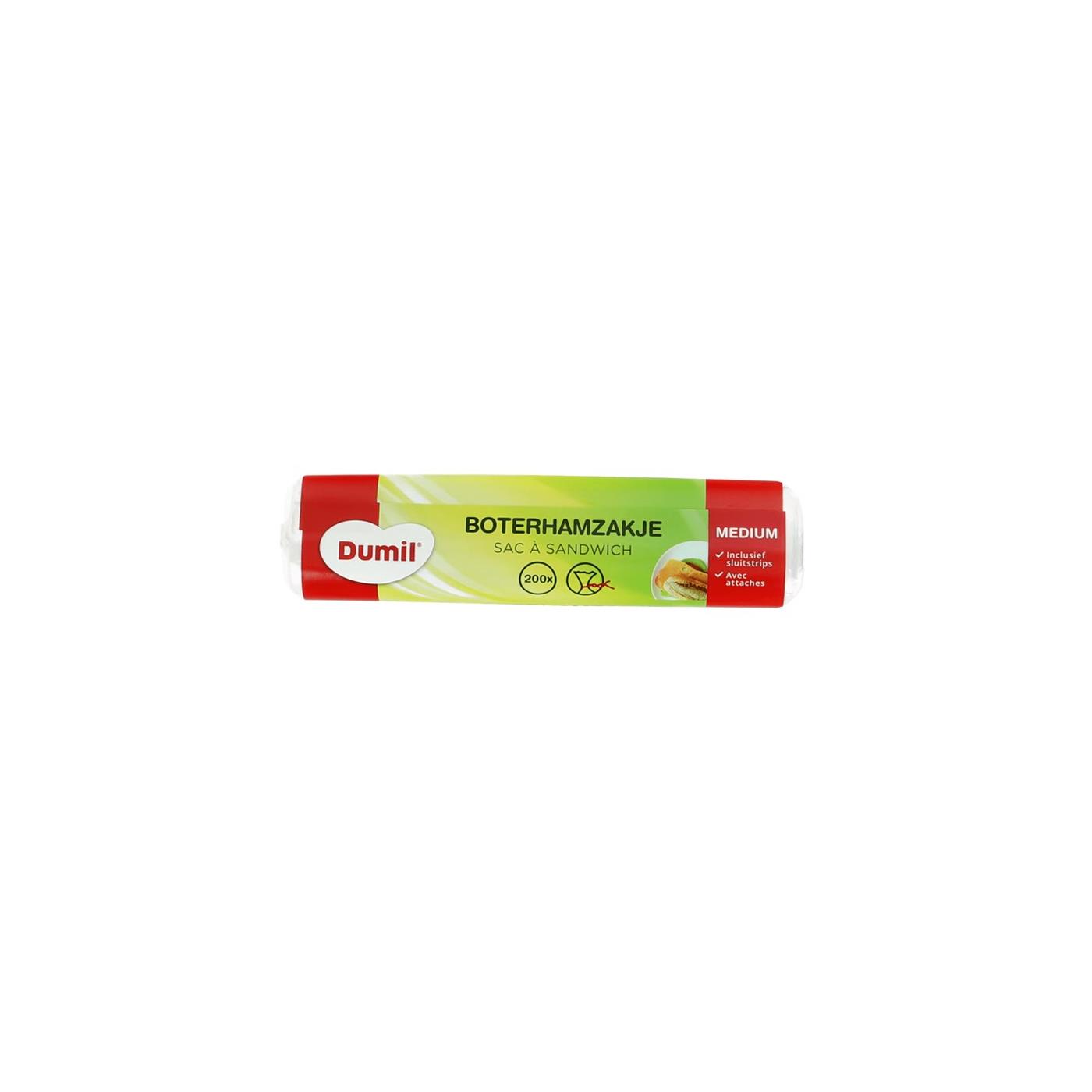 Dumil Boterhamzakjes medium 200 stuks