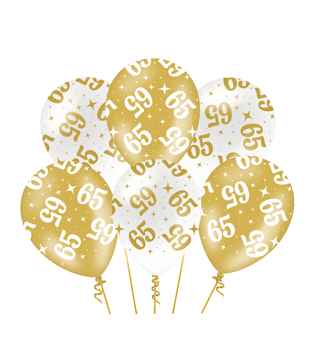 Fancy party ballonnen - 65 pak a 6 stuks