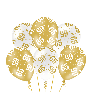 Fancy party ballonnen - 65 pak a 6 stuks