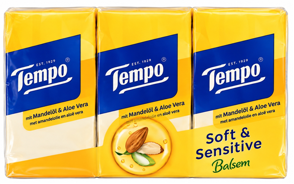 Tempo Zakdoeken 8x9pcs 4ply