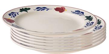 Boerenbont Bord 21cm doos a 6 stuks