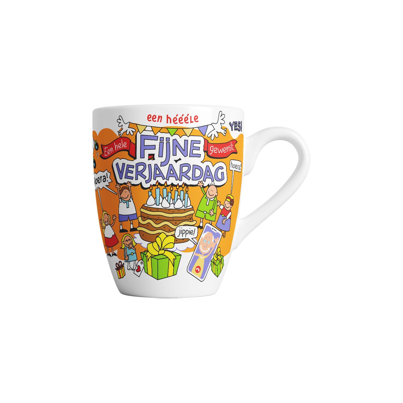 Paperdreams Cartoonmok Fijne verjaardag