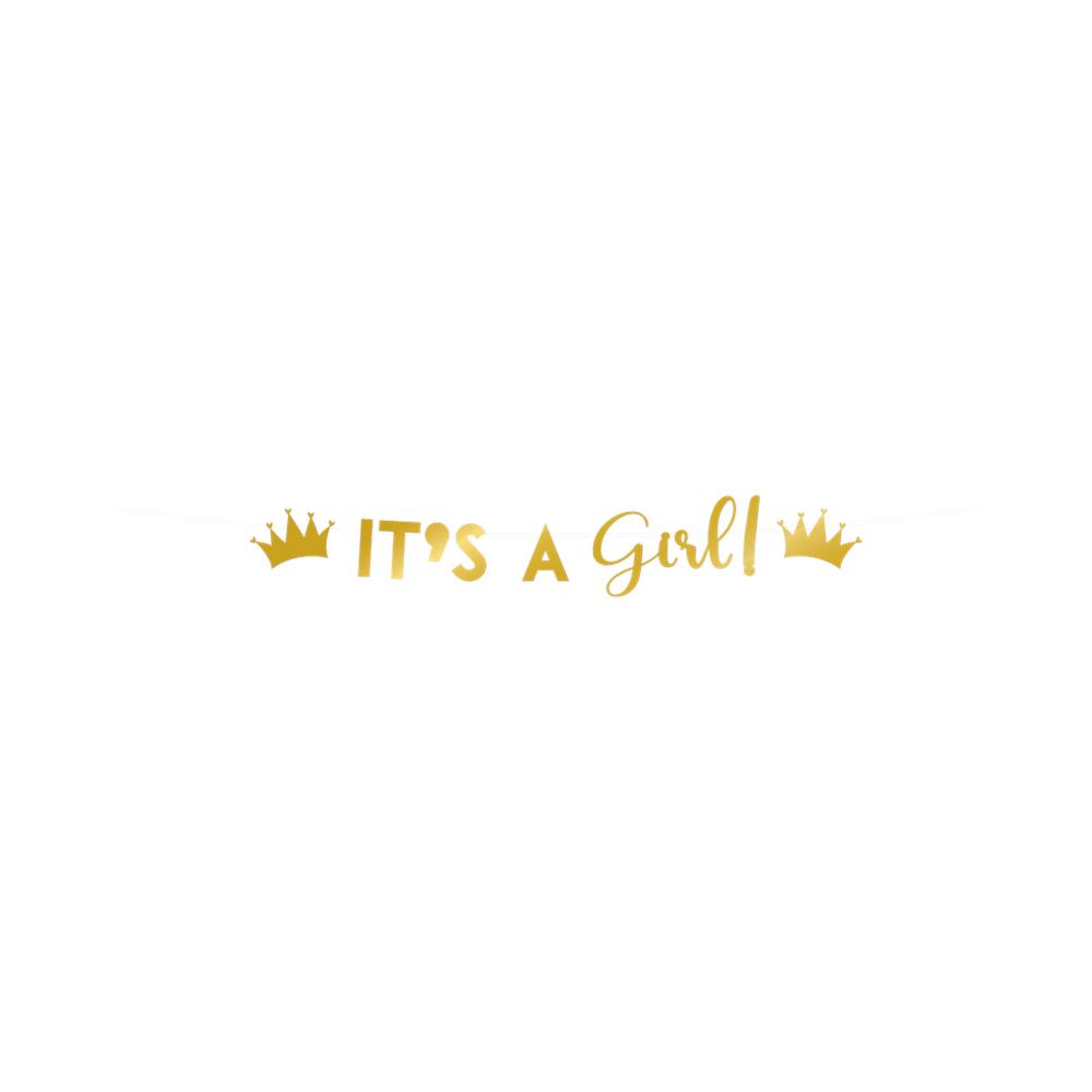 Letter banner - It's a girl!