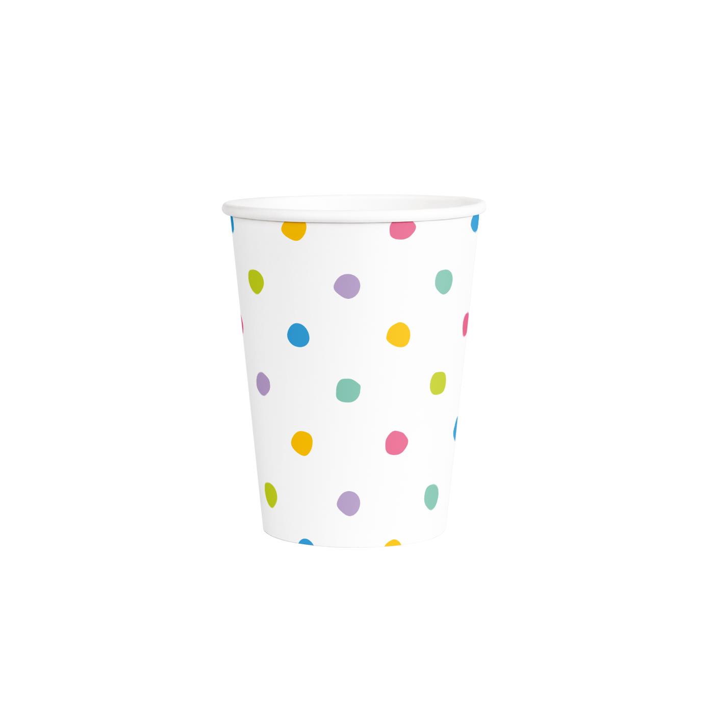 Paperdreams Bekers - Party dots 6st