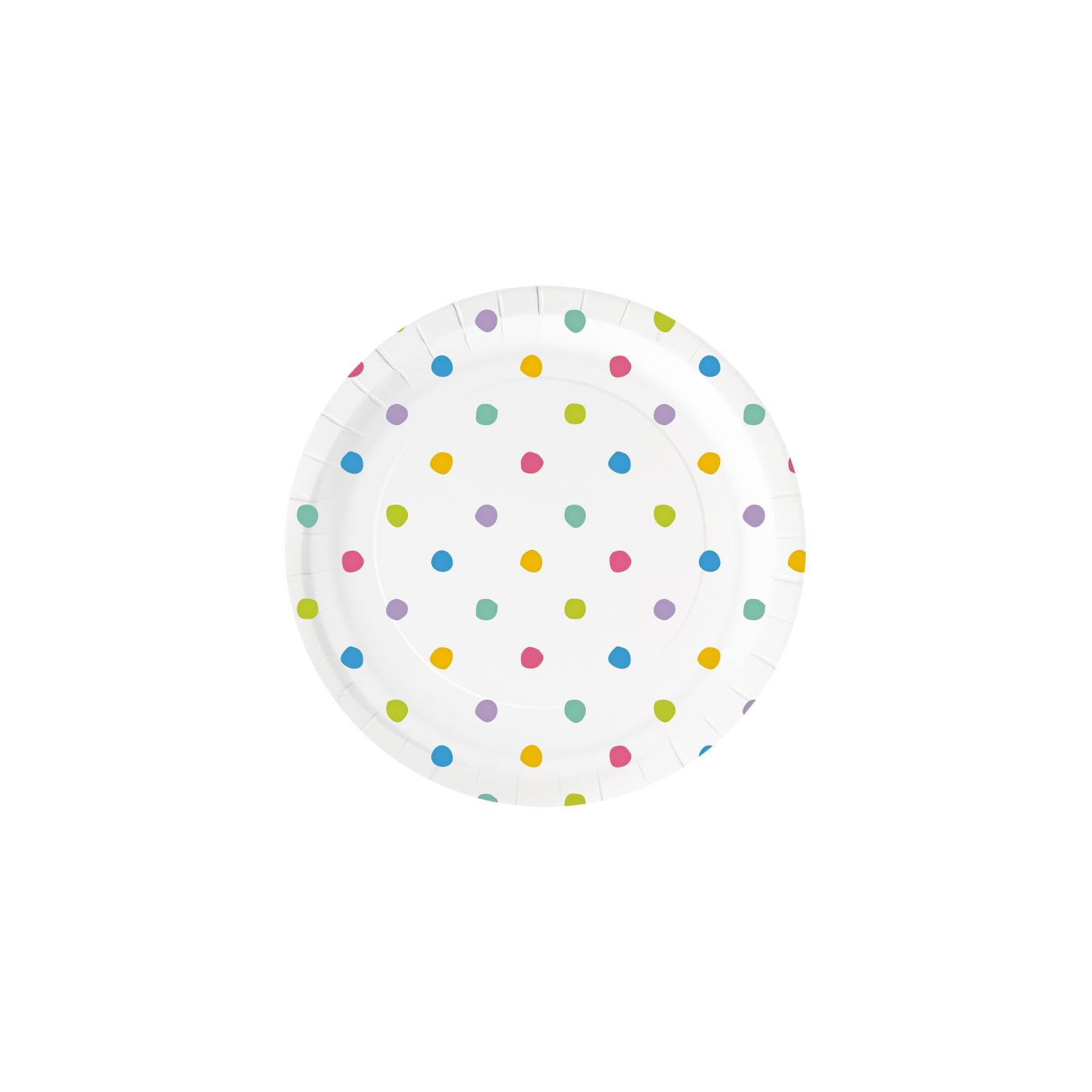 Paperdreams bordjes - Party dots 6st