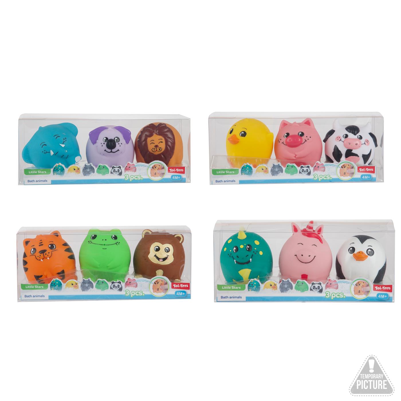 Little Stars Baby baddieren Bal 6cm 3st