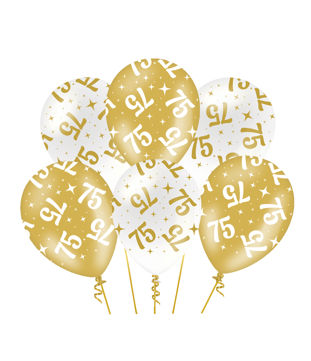 Fancy party ballonnen - 75 pak a 6 stuks
