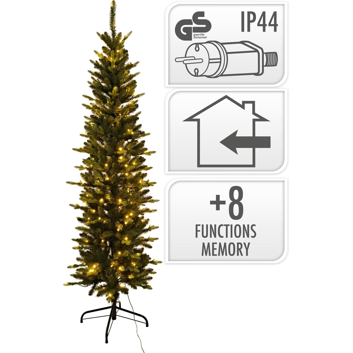 Kerstboom pencil 180cm led