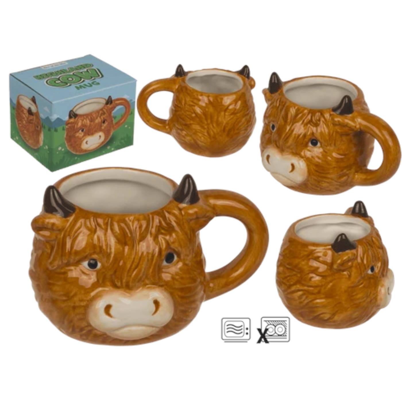 Mok Schotsehooglander aardewerk 300 ml