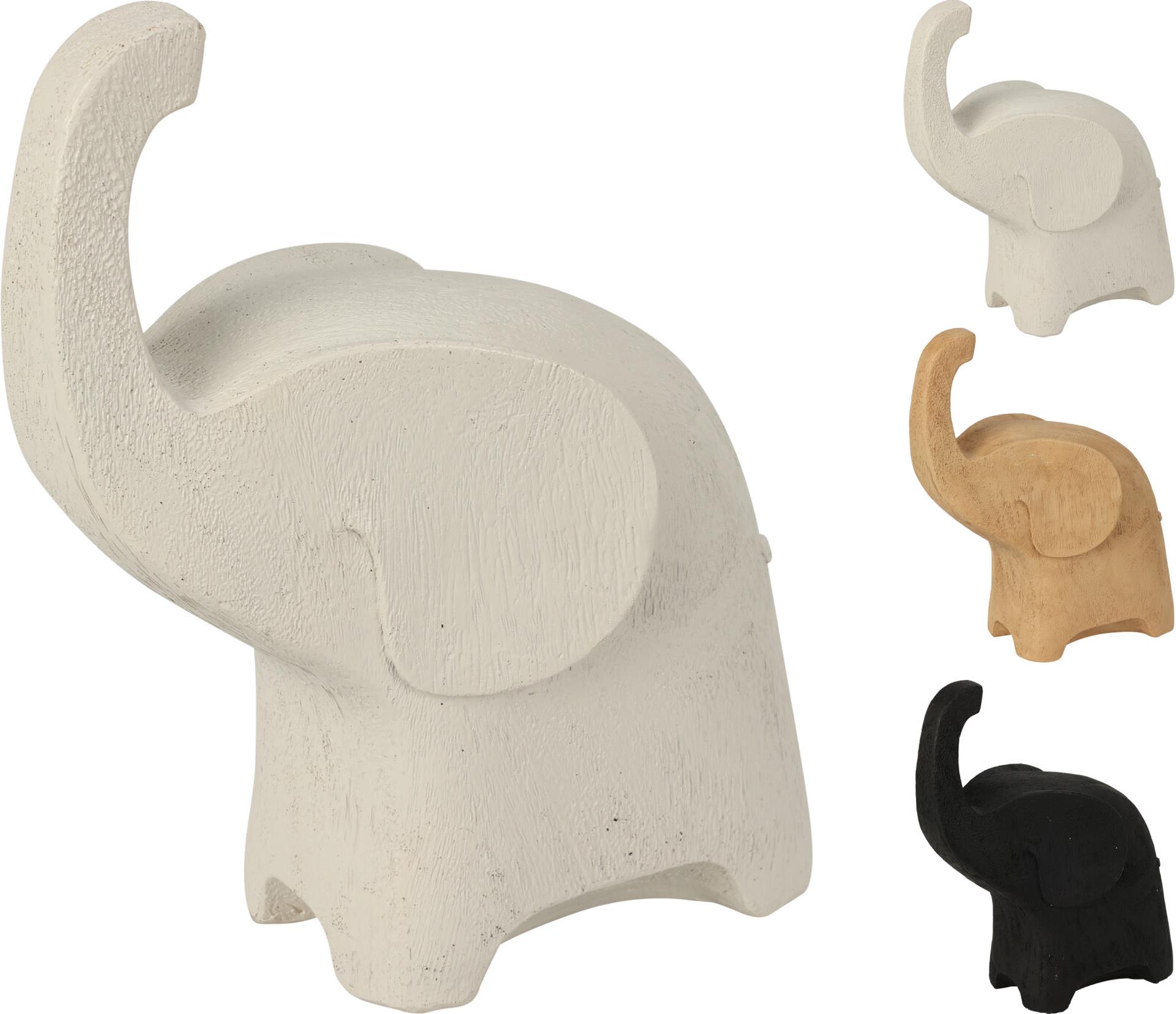 CosyDecor Deco olifant 20cm 3 assorti