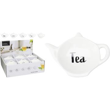 Theezakjeshouder theetip TEA porselein