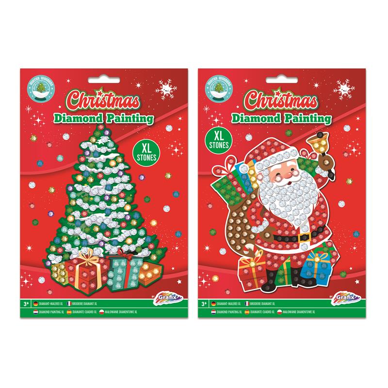 Grafix Kerst XL Diamond Painting A5