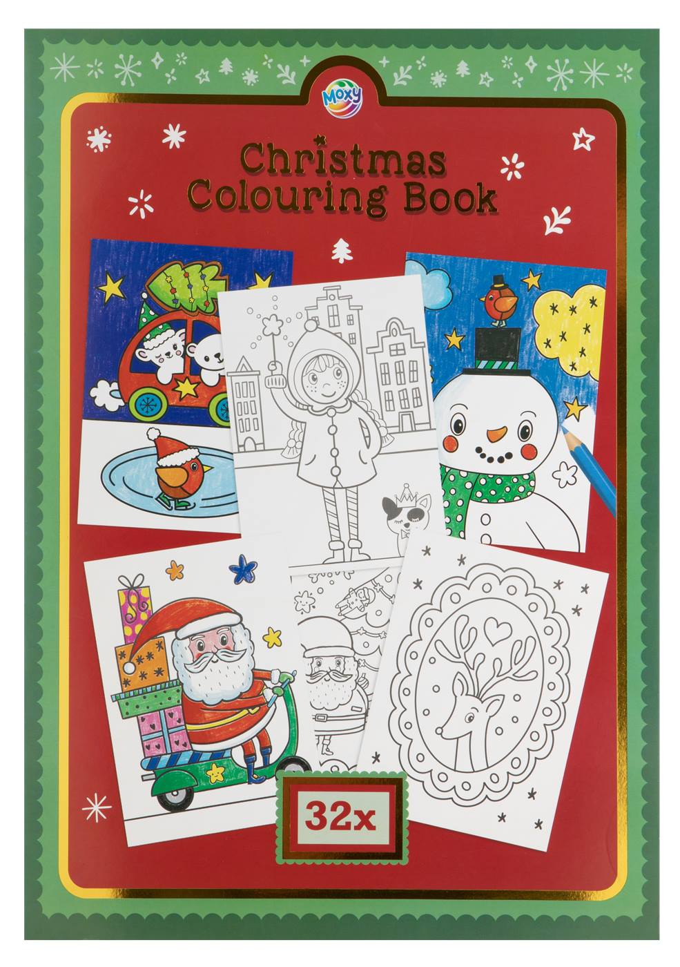Kerst Kleurboek A4 32 pagina's