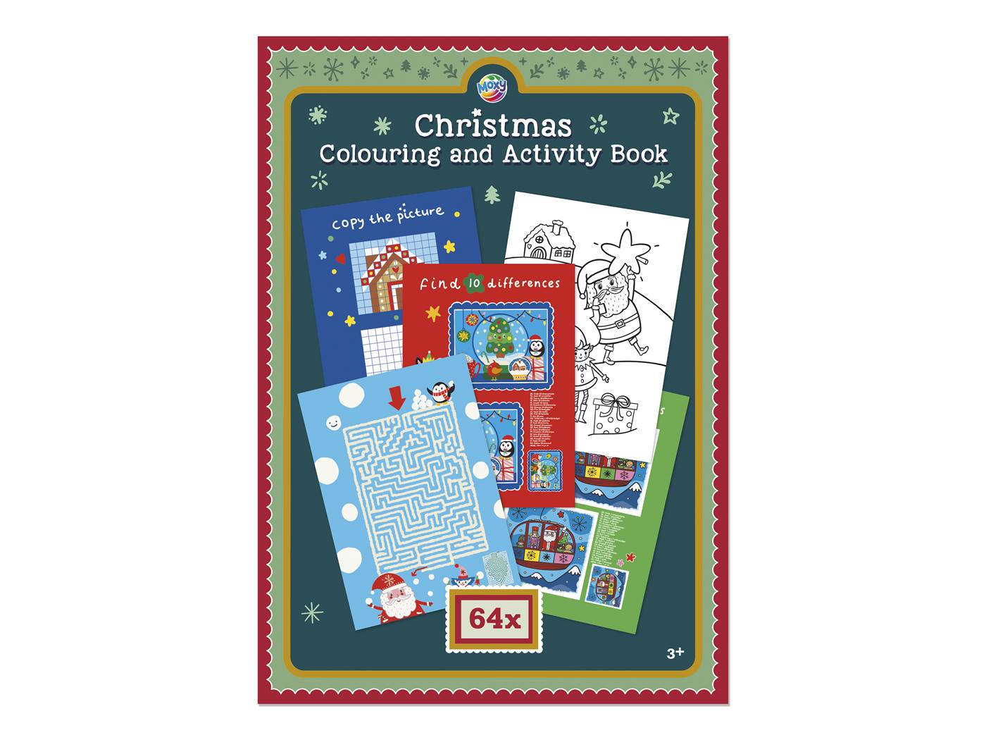 Kerst Kleur en Activity Boek A4 64 pag