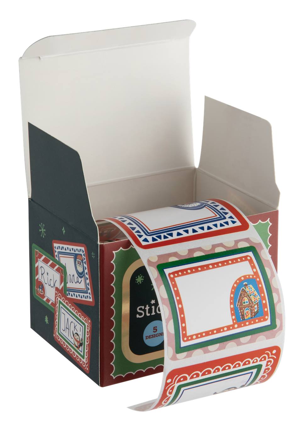 Kerst Cadeaustickers 50pcs