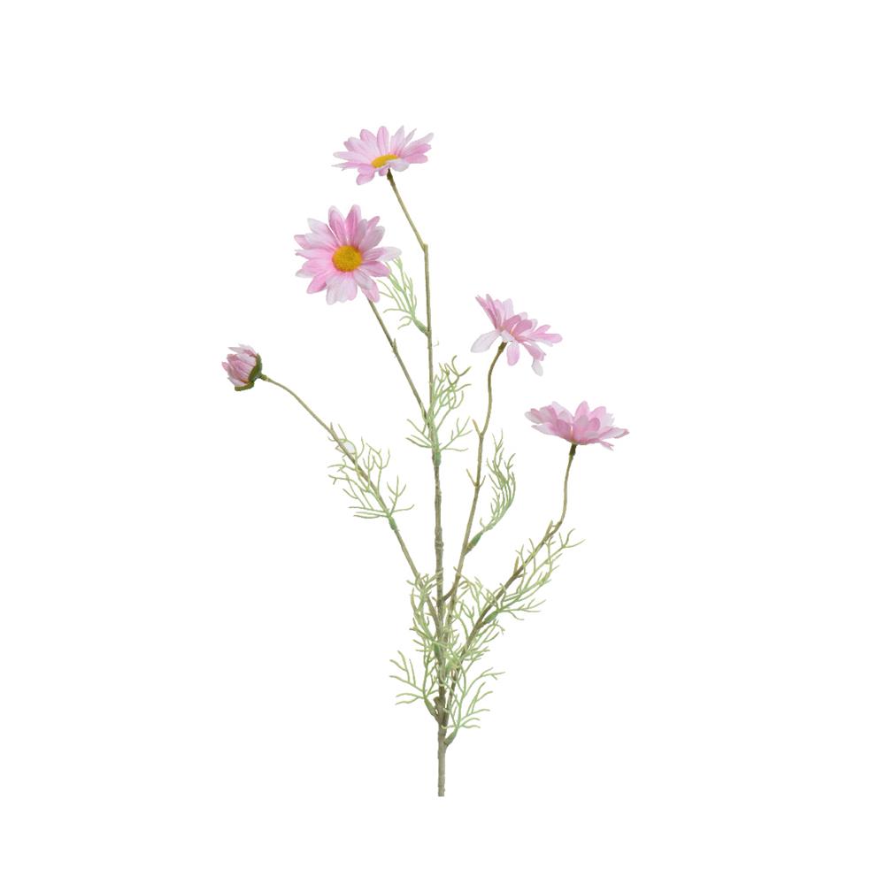 Kunstbloem Madeliefje h78cm roze