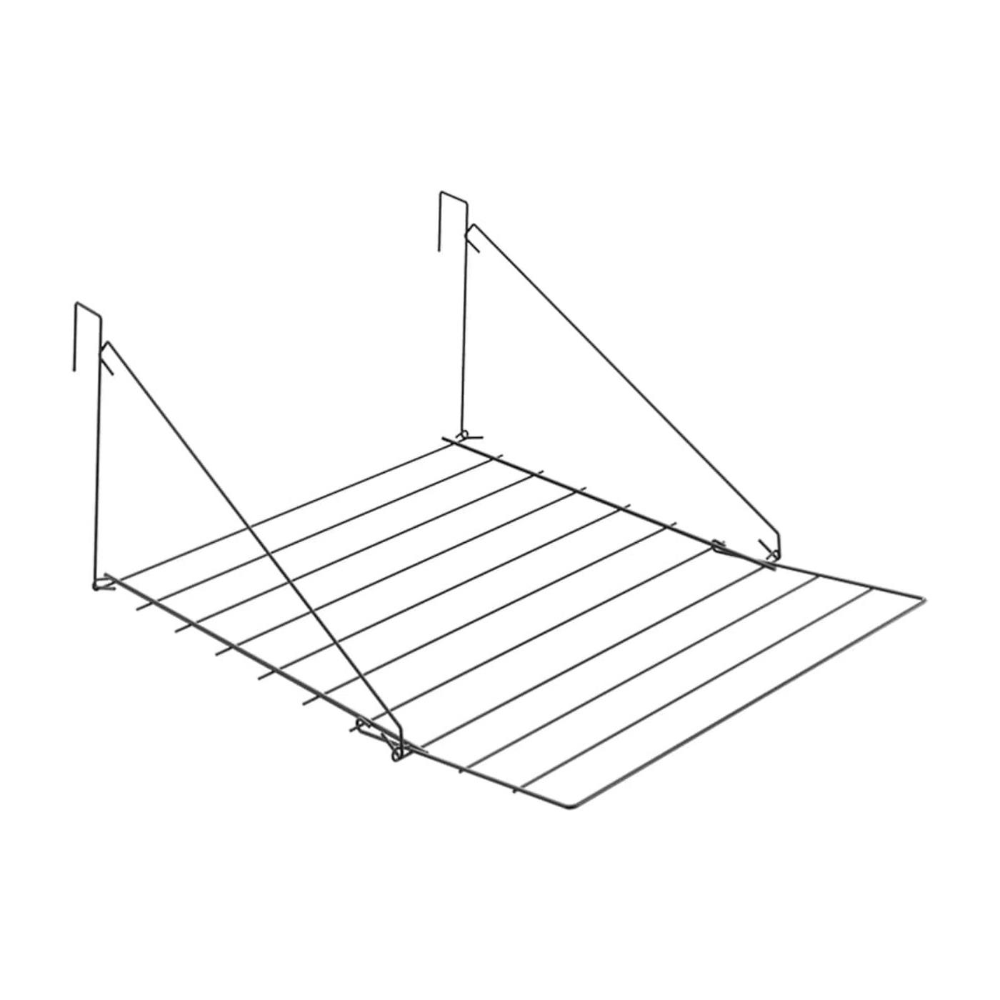 Metaltex droogrek Breda 7m zwart