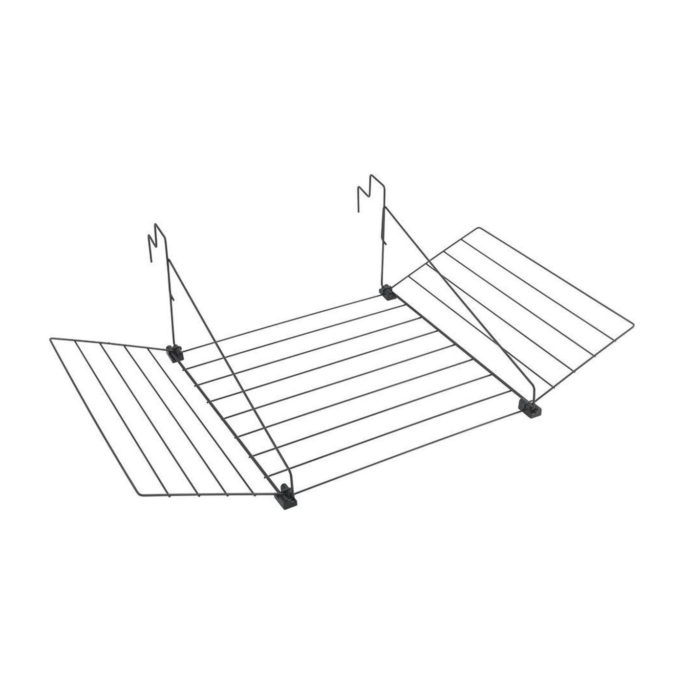 Metaltex droogrek Tilburg 12m zwart