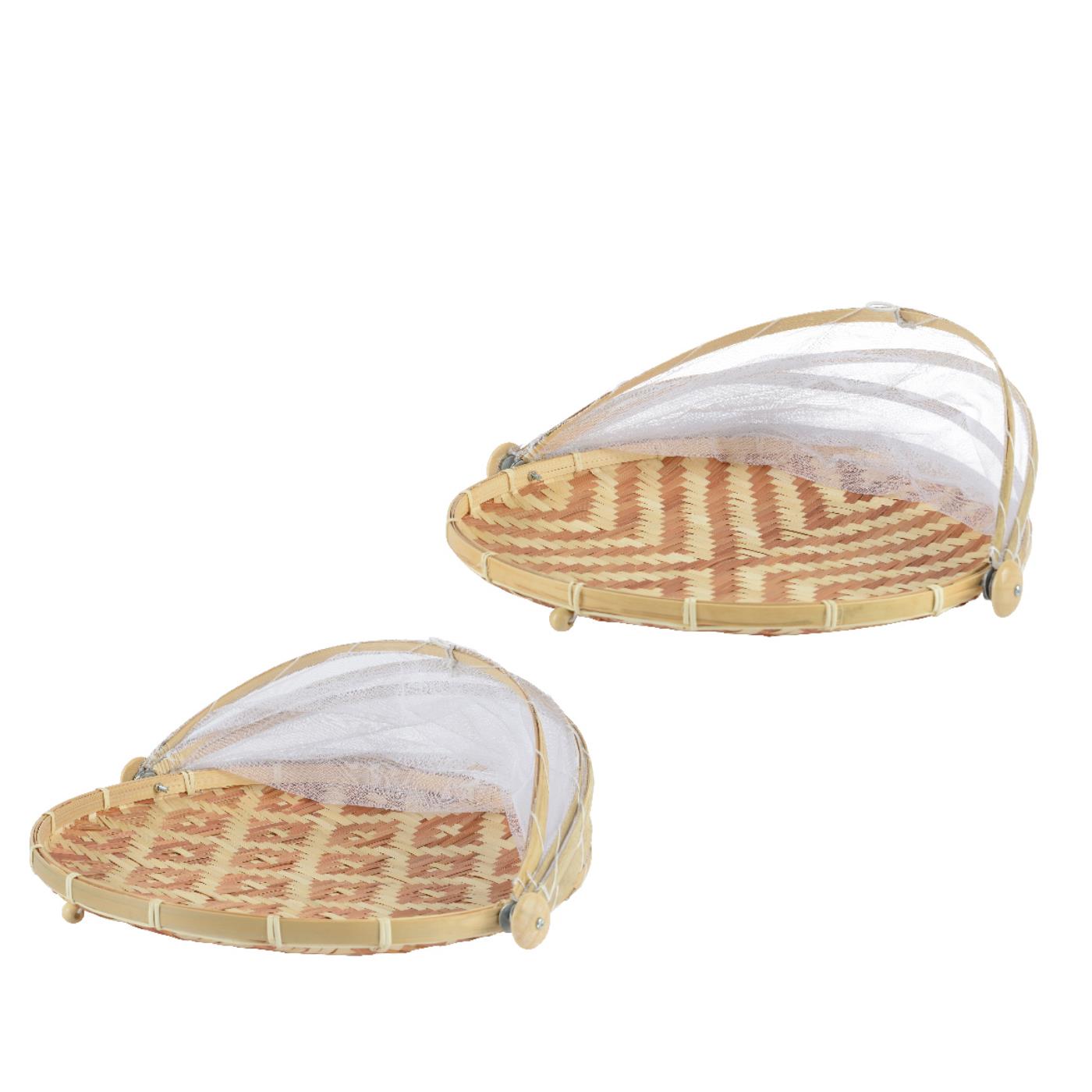 Foodcover bamboe fsc  Ø35x22cm