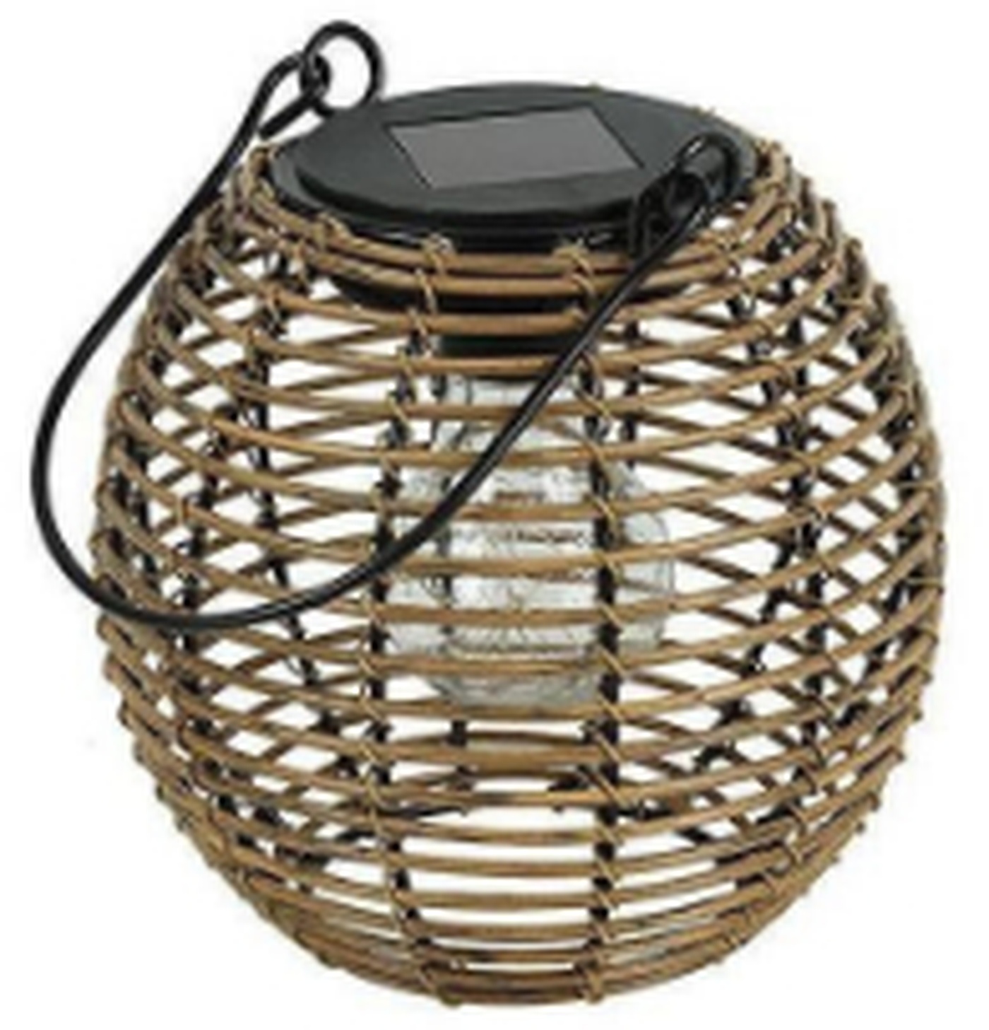 Hanglamp solar LED Eliya naturel H15cm