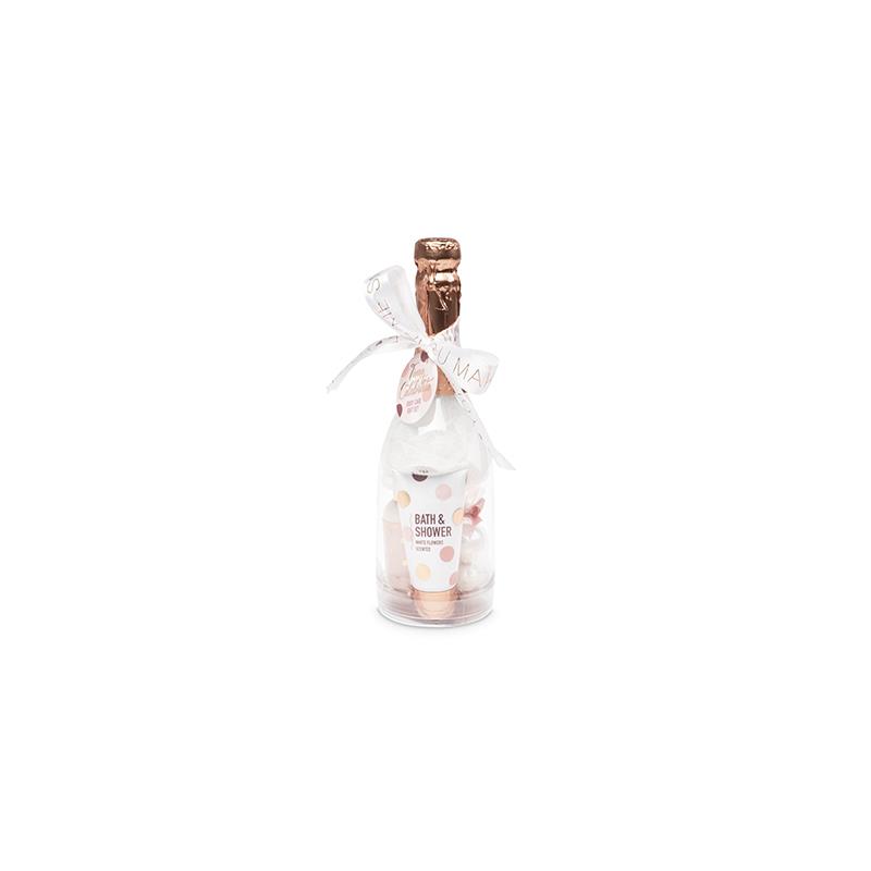 Bad giftset in champagne fles