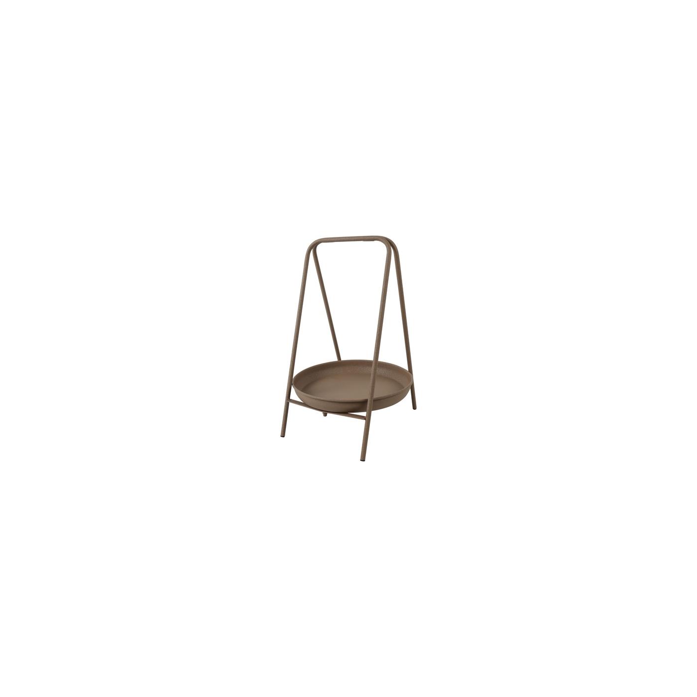 Etagere bruin metaal H45cm