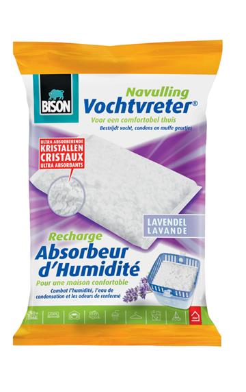 Bison Vochtvreter navulling 450gr lavend