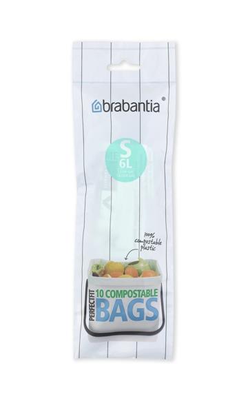 Brabantia afvalzak S compost 6l 10zakken