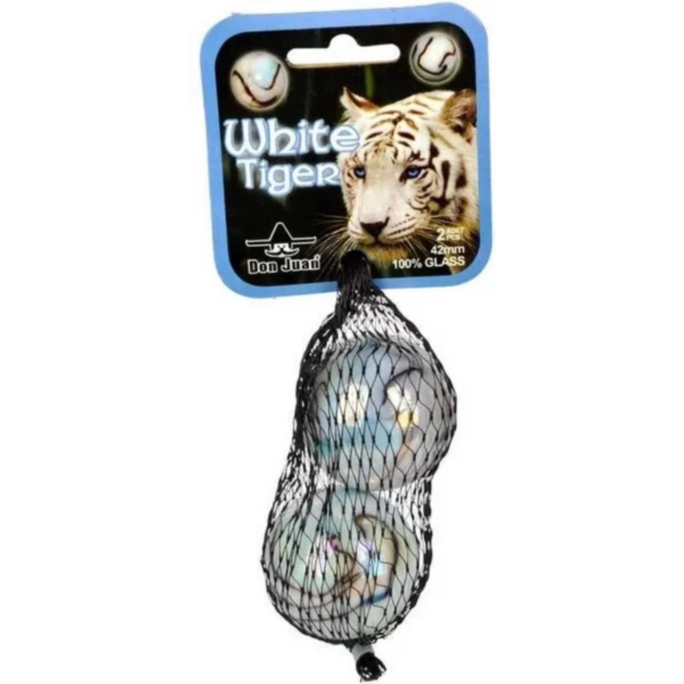 Knikkers Megabonken White Tiger 2/42mm