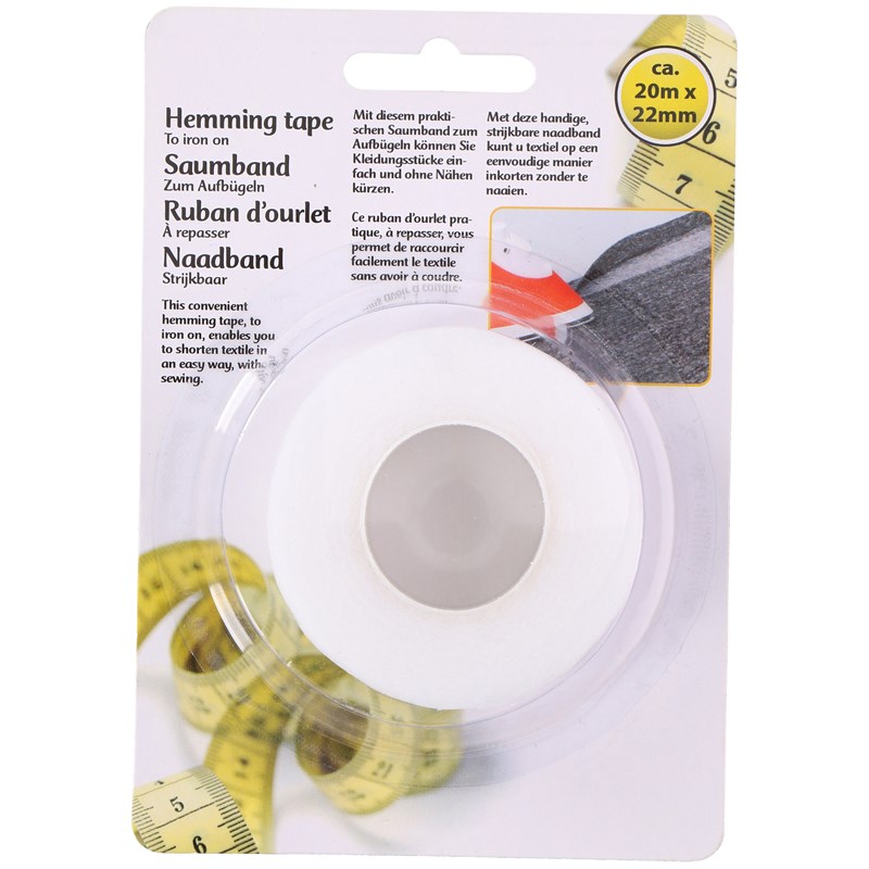 Naadband strijkbaar 22mm x 20m.