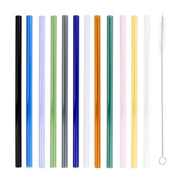 Alpina gekleurde rietjes glas 13-delig