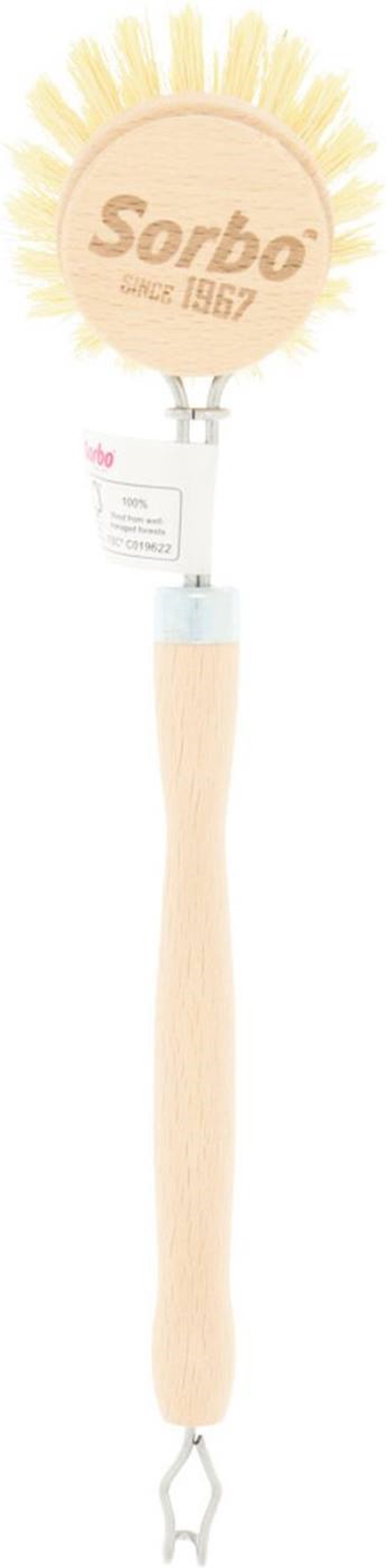 Sorbo afwasborstel hout tampico ã˜6,5x25cm