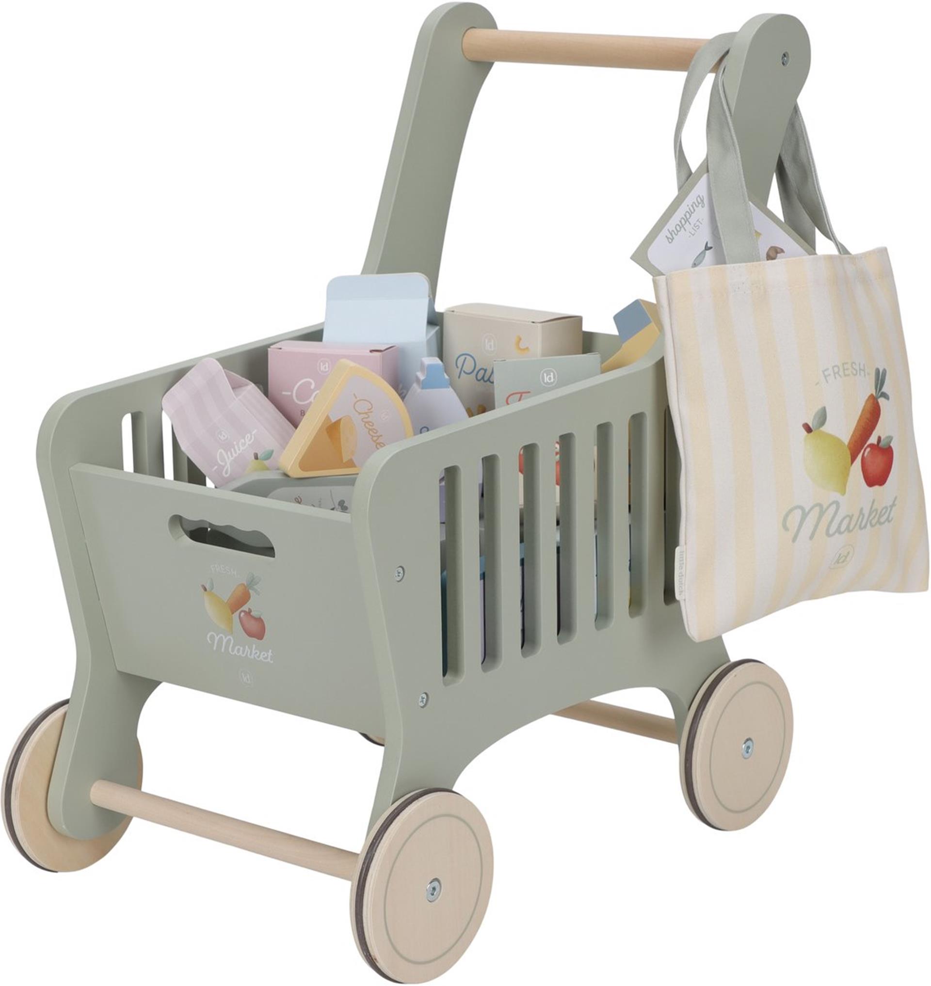 Little Dutch houten winkelwagen fsc