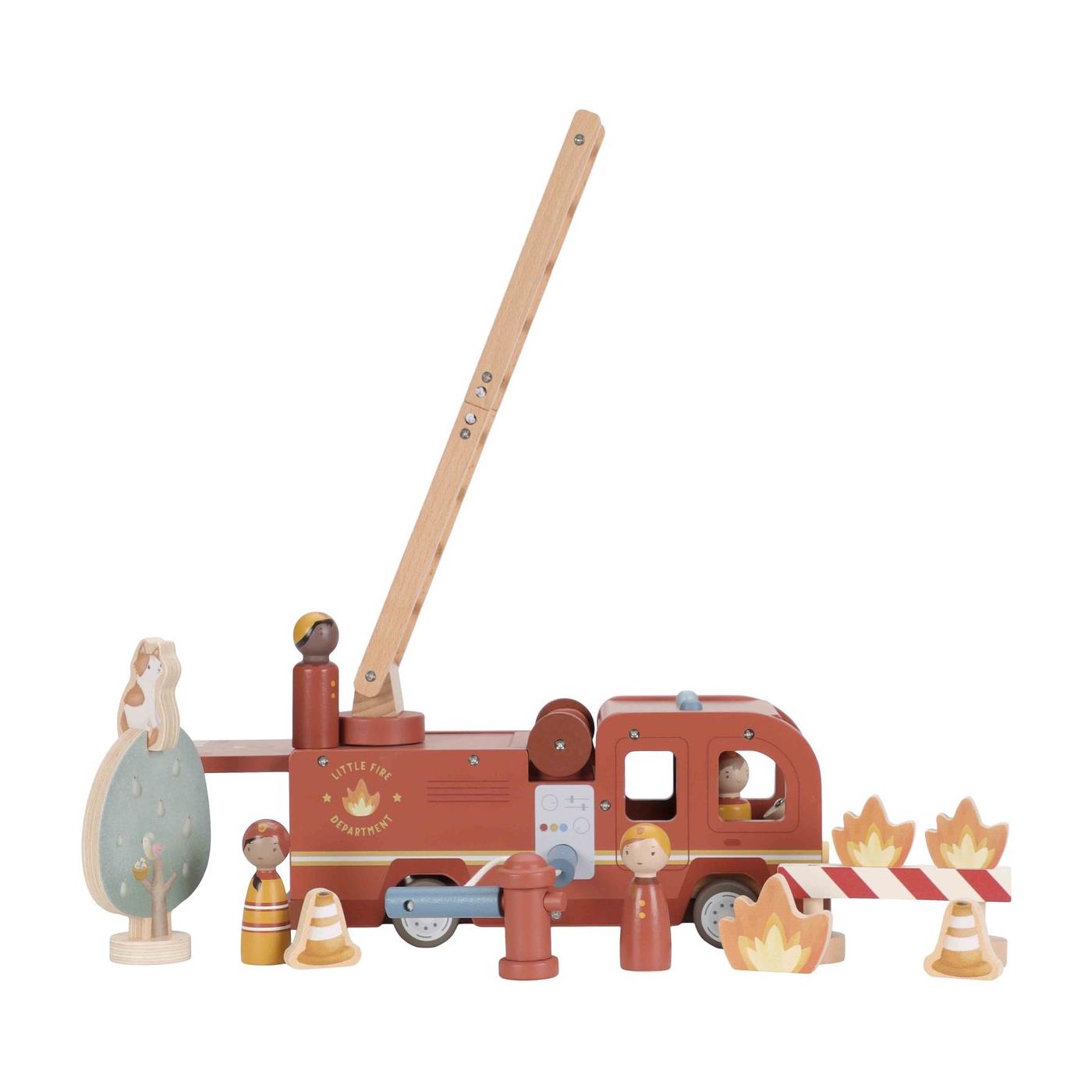 Little Dutch Brandweerwagenset FSC