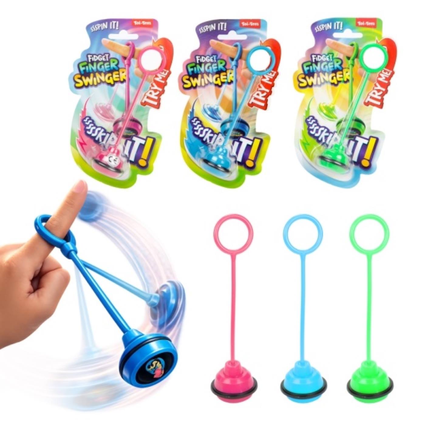 FUN Vinger olie swing fidgety 14cm 3ass