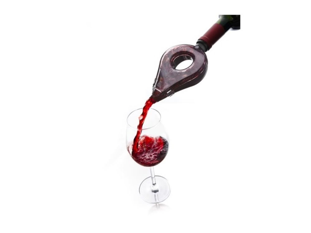 Vacu Vin Wijnbeluchter grijs
