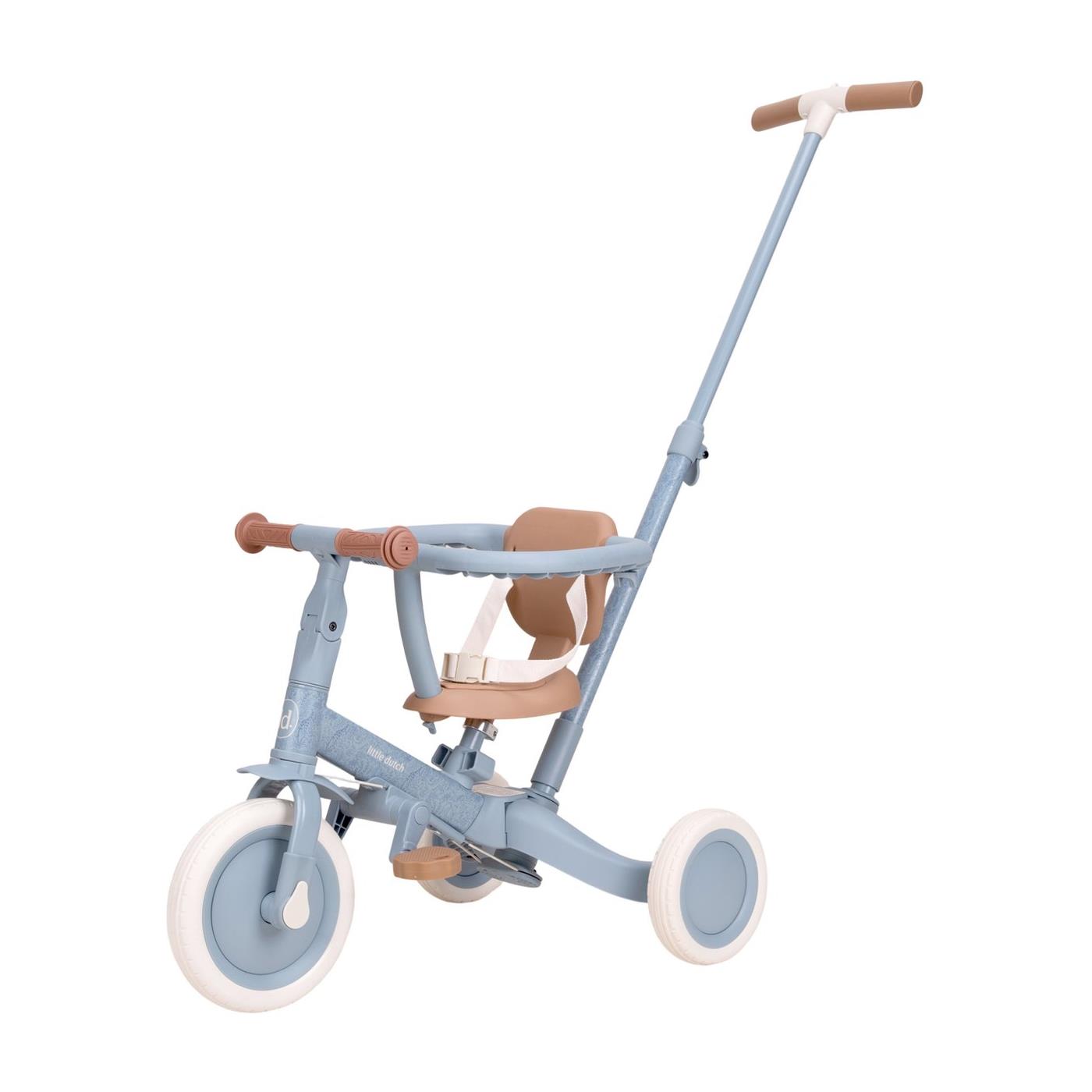 Little Dutch Driewieler + duwstang blauw