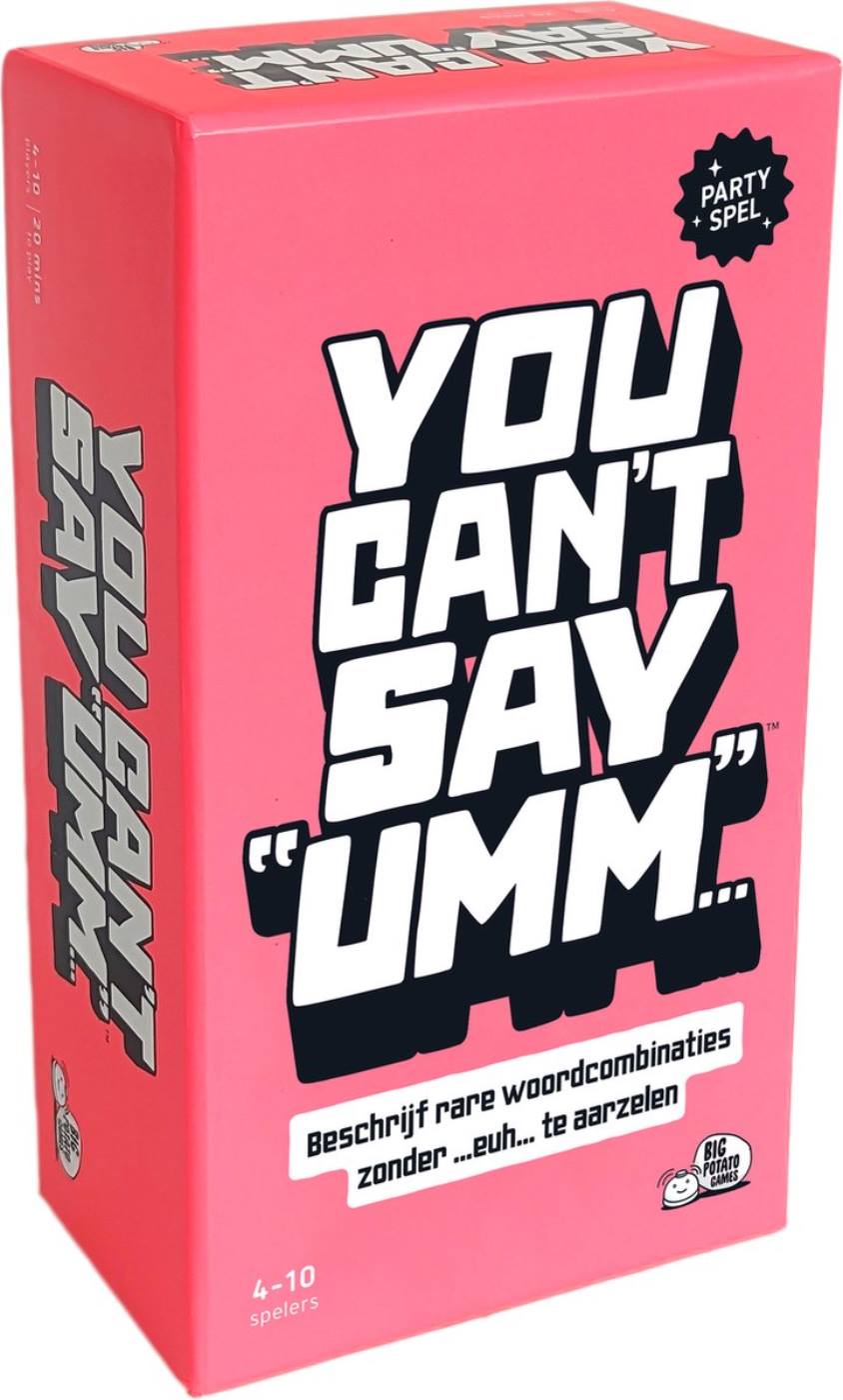 You Can't Say Umm party kaartspel (NL)