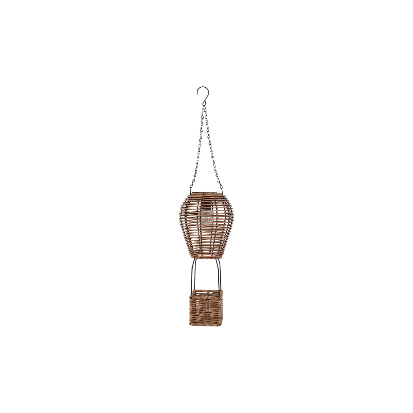 Solar luchtballon Marley S bruin H38cm