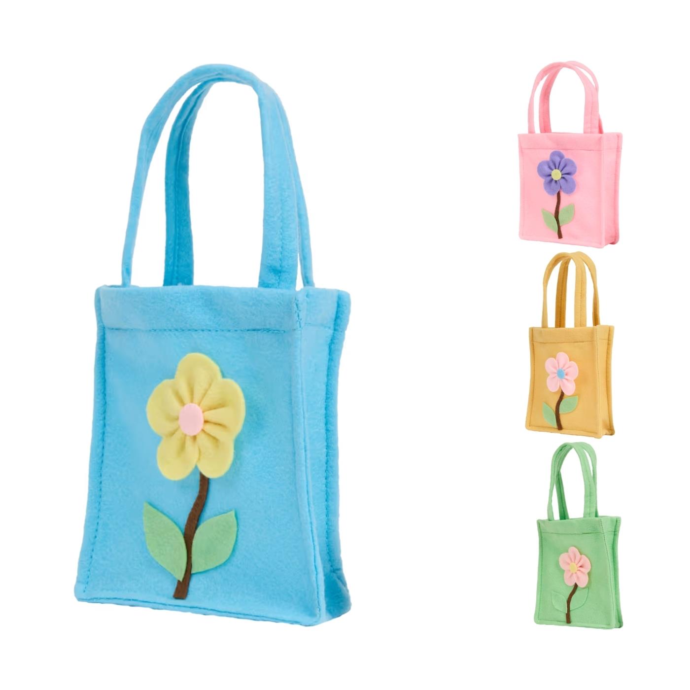 Hobby Flora geschenktas vilt 4x14x15cm