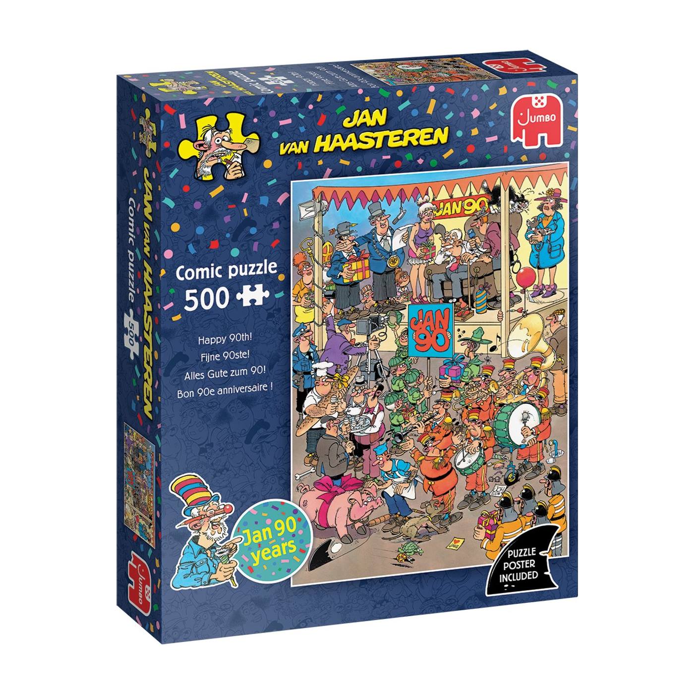 Jumbo JvH Titel Fijne 90ste 500 stukjes