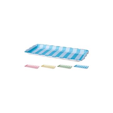 Dienblad melamine 32x15cm streep