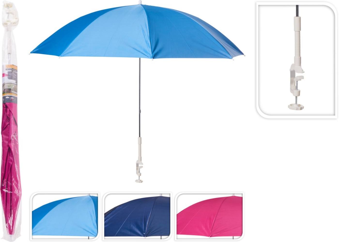 Stoelparasol Ø105cm stok 90cm