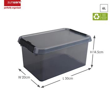 Sunware Comfort Line opbergbox 6L grijs